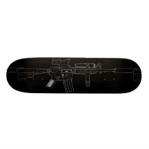 Preto da plataforma do skate de M4 SOPMOD