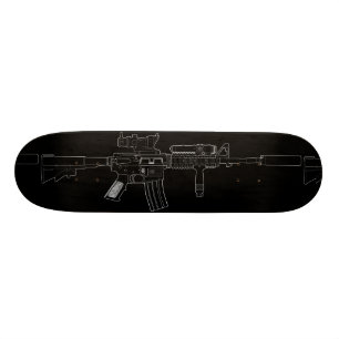 Preto da plataforma do skate de M4 SOPMOD