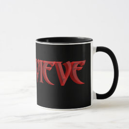 Preto de Genevieve caneca da campainha de 11 onças