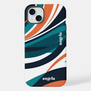 preto-de-laranja-abstrato na moda moderno