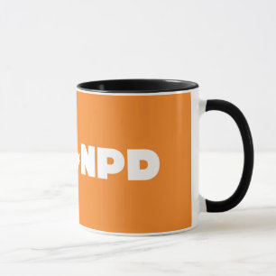 Preto de NDP caneca da campainha de 11 onças