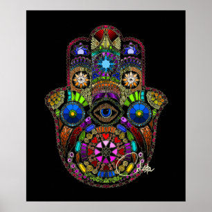 Preto do poster de Hamsa
