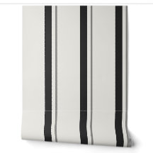 Preto e Branco Broad French Mattress Ticking