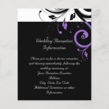 Preto e Branco com Ênfase de espiral roxa