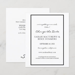 Preto e Branco do Orçamento Cancelar ou Alterar a 