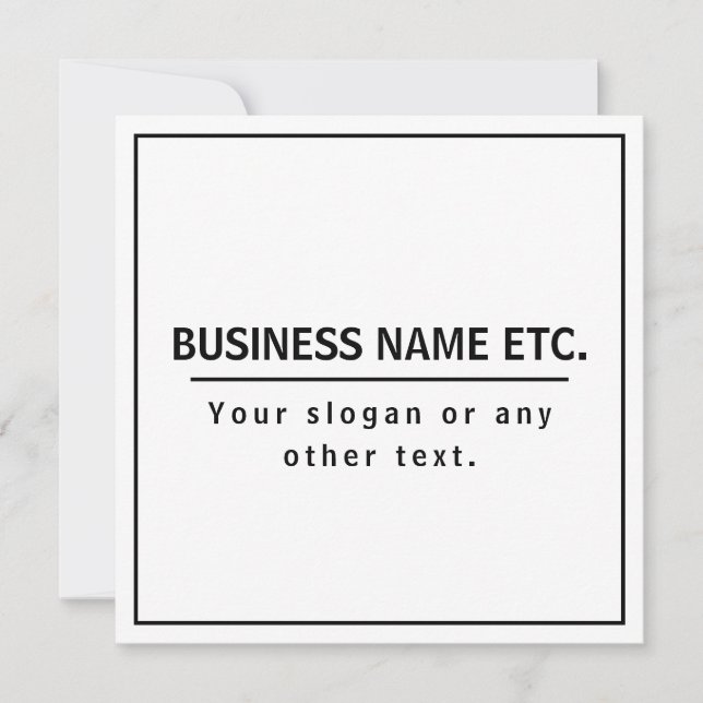 Preto e Branco moderno (Frente)