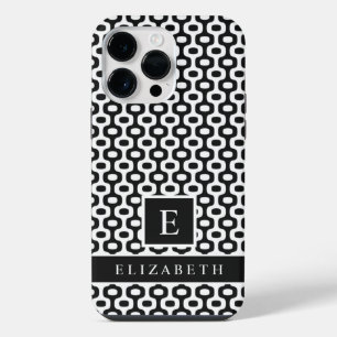 Preto e Branco Personalizado Brasil Ipanema Geomét