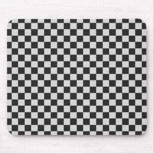 Preto e Mousepad verificado cinzas