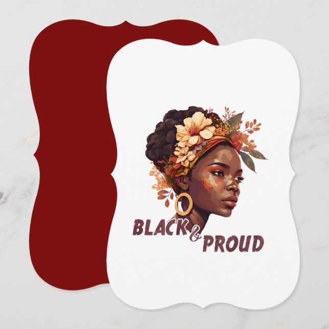 Preto e Orgulhoso Vidas Negras Importam (Frente/Verso)