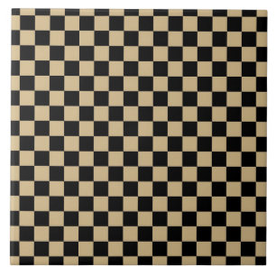 Preto e Tan Checkered