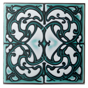 Preto e Teal no Estilo Branco da Toscana