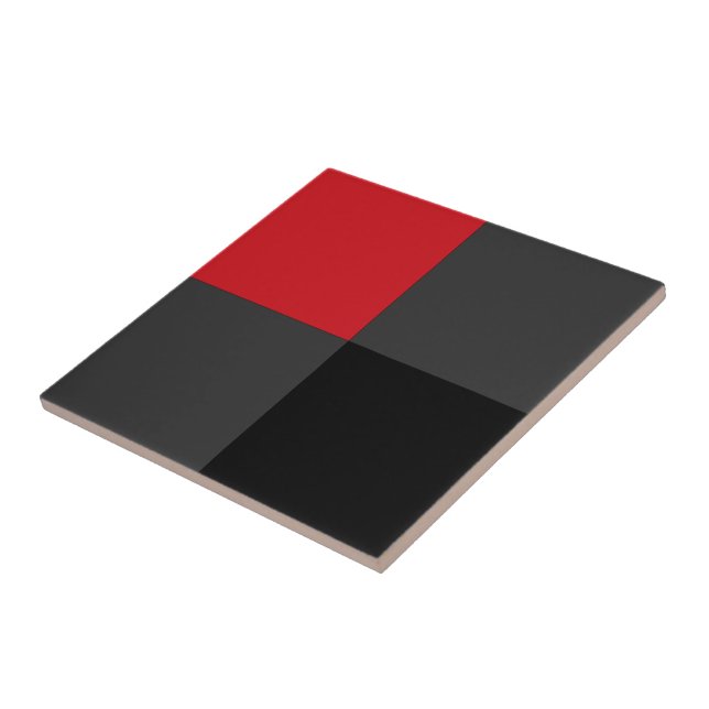 Preto e Vermelho e Cinza (Lateral)