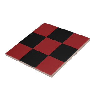 Preto e vermelho marcado -