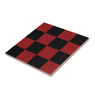 Preto e vermelho marcado