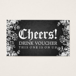 Preto elegante do Flourish do Victorian do