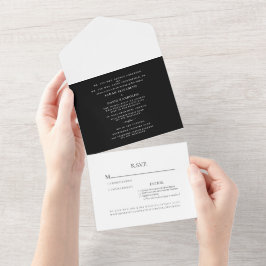 Preto Elegante e Branco, duas instalações simples,