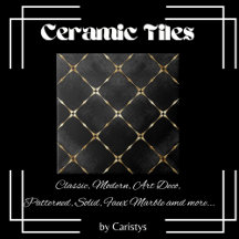 Preto Elegante e quadrados Dourados