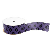 Preto em Impressão Ultra Violeta de Gato/Cão/Pata 