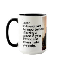 Preto feito sob encomenda caneca Smile77 da