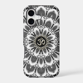 Preto+iPhone floral branco 5 da case mate do OM da