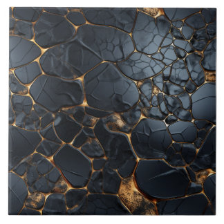 Preto Luxurioso e Abstrato Dourado