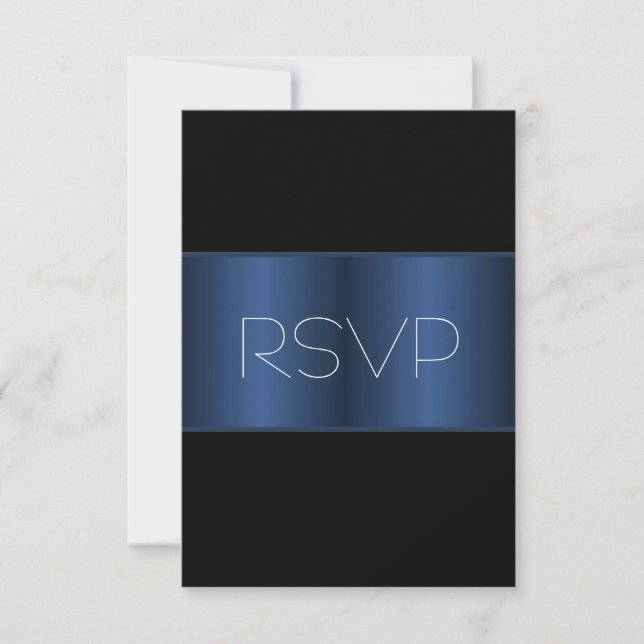 Preto Metálico Azul RSVP (Frente)