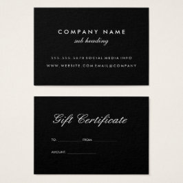 Preto Minimalista Simples