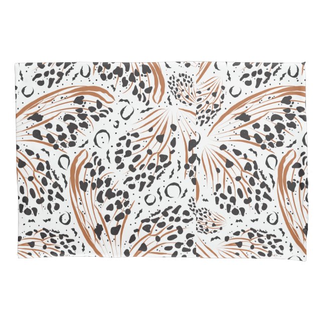 Preto Moderno, Marrom, Branco Padrão (Frente-Esquerda)