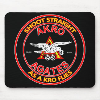 Preto Mousepad da ágata de Akro