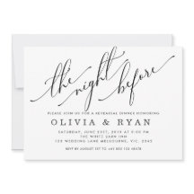 Preto na noite antes do convite