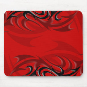 Preto no "fumo vermelho" Mousepad