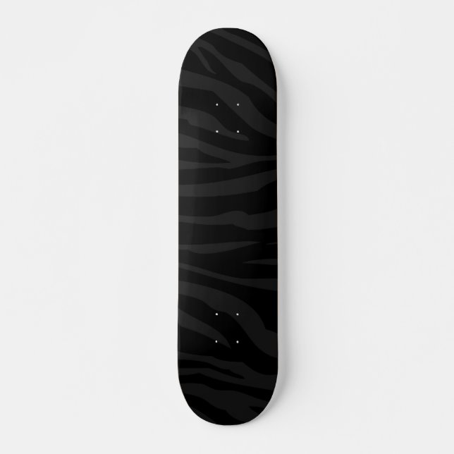 Preto no skate Comp Impresso Zebra Negra (Frente)
