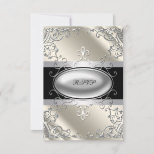 Preto Prata Marfim Preto Branco RSVP