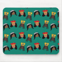 Preto Queens Mouse Pad