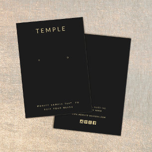 Preto Simples Adicione Sua Placa de Exibição de 