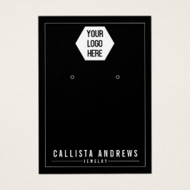 Preto Simples Adicione Sua Placa de Exibição de Oc