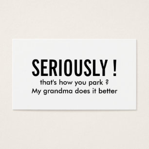 Preto simples engraçado de estacionamento