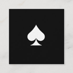 Preto superior luxuoso do cartão de visita das pás