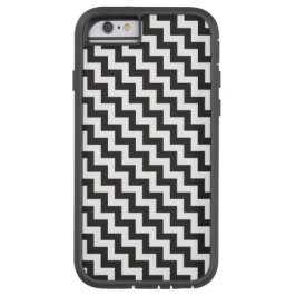 Preto White Diagonal Chevrons iPhone 6 Xtreme Case