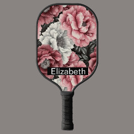 Pretty Pink and White Peony Personalized