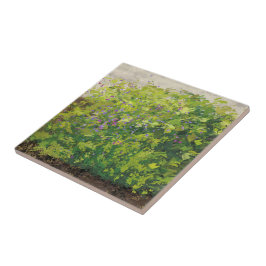 Pretty Watercolor Floral Bush Graphic Art Painting