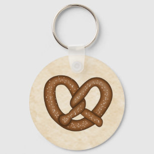 Pretzel com Chaveiro Beige Bkgd