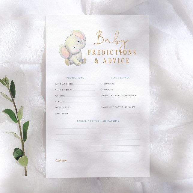 Previsão de Bebês Elefante e Jogo de Chá de Consel (Criador carregado)