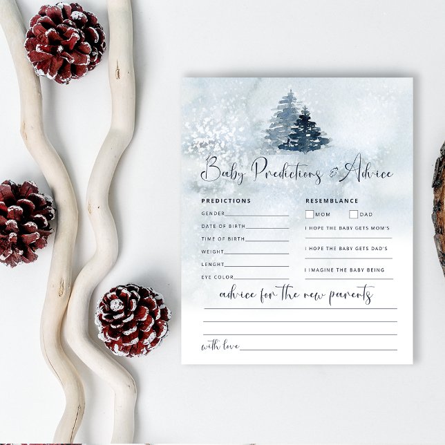 Previsão de bebês jogo de chá de fraldas de invern (Criador carregado)