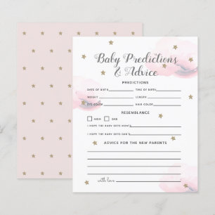 Previsão de Bebês Rosa Rosa-Estrela Pequena e Dica