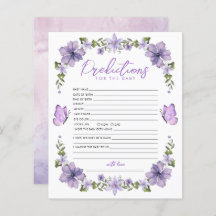 Previsão de Borboletas Roxas para Jogo do Bebê