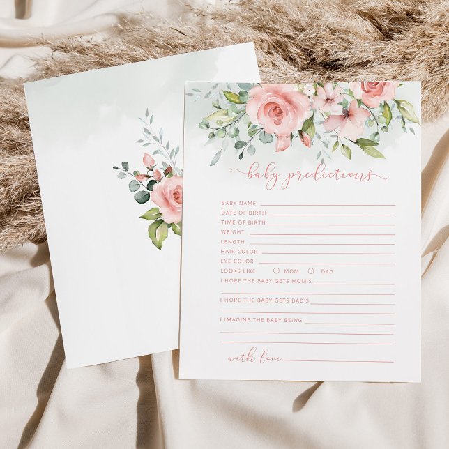 Previsão de eucalipto com pente floral para cartão (Criador carregado)