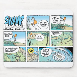 Previsão de tempo Mousepad do pântano