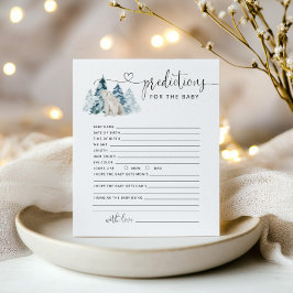 Previsão de ursos polares para bebês