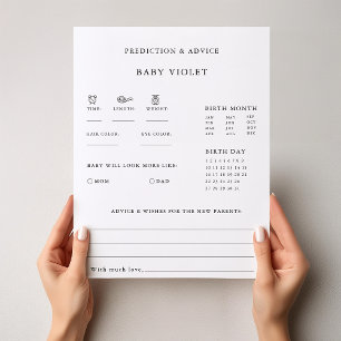 Previsão formal e placa de conselho minimalistas p